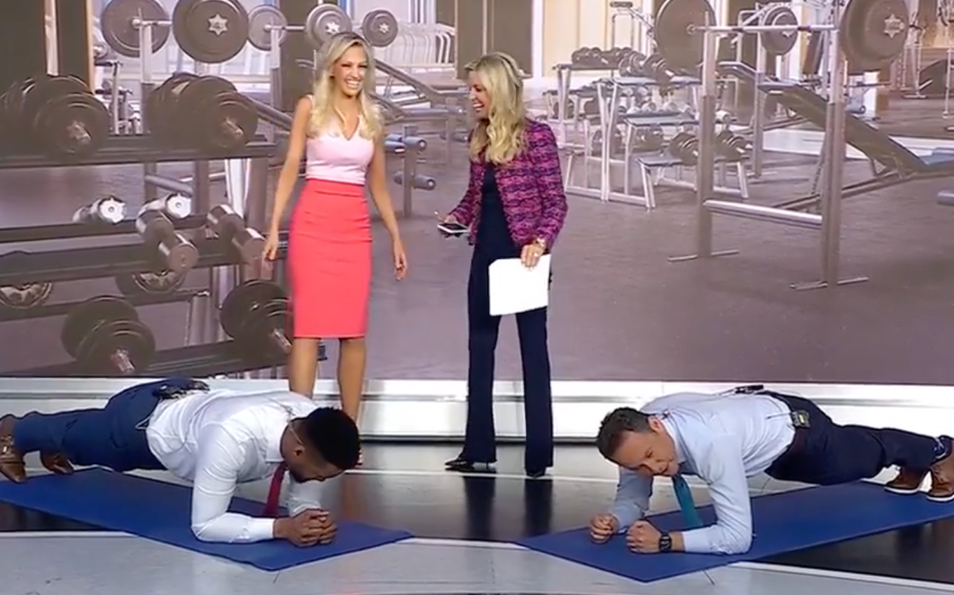 Can you hold a plank longer than others your age? Fox hosts test their core strength